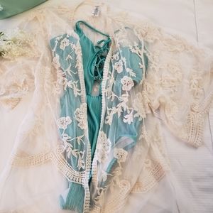 Lace Kimono/Cover Up